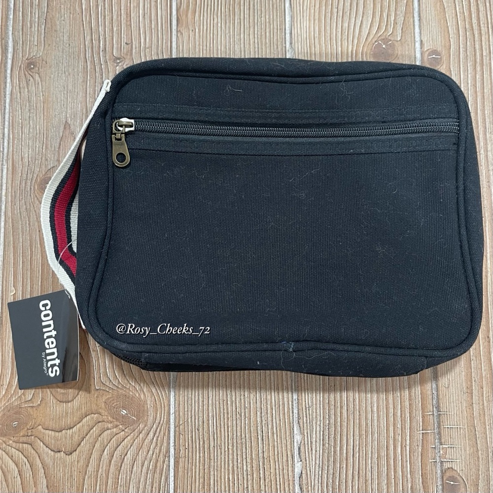 Classic Black Toiletry Bag for Men